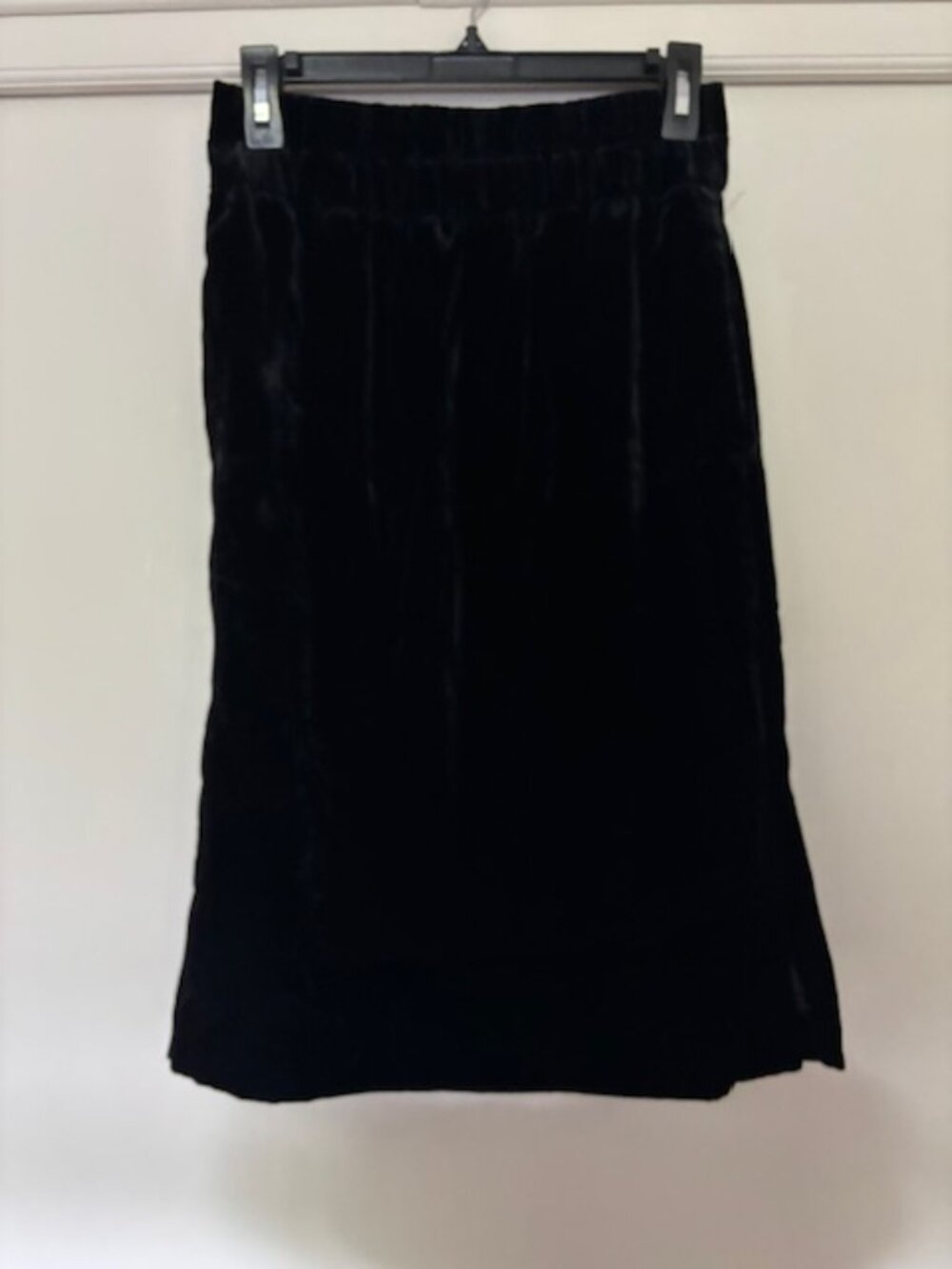 NWT J. Crew Velvet Pull-on Midi Skirt